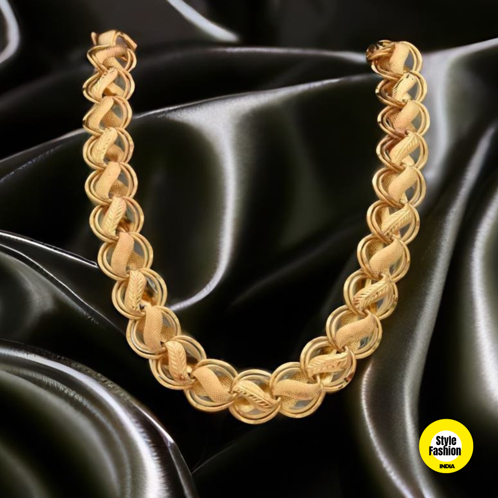 Pokal Big Kohli High Quality Gold Plated Finely Detailed Design Chain for Men