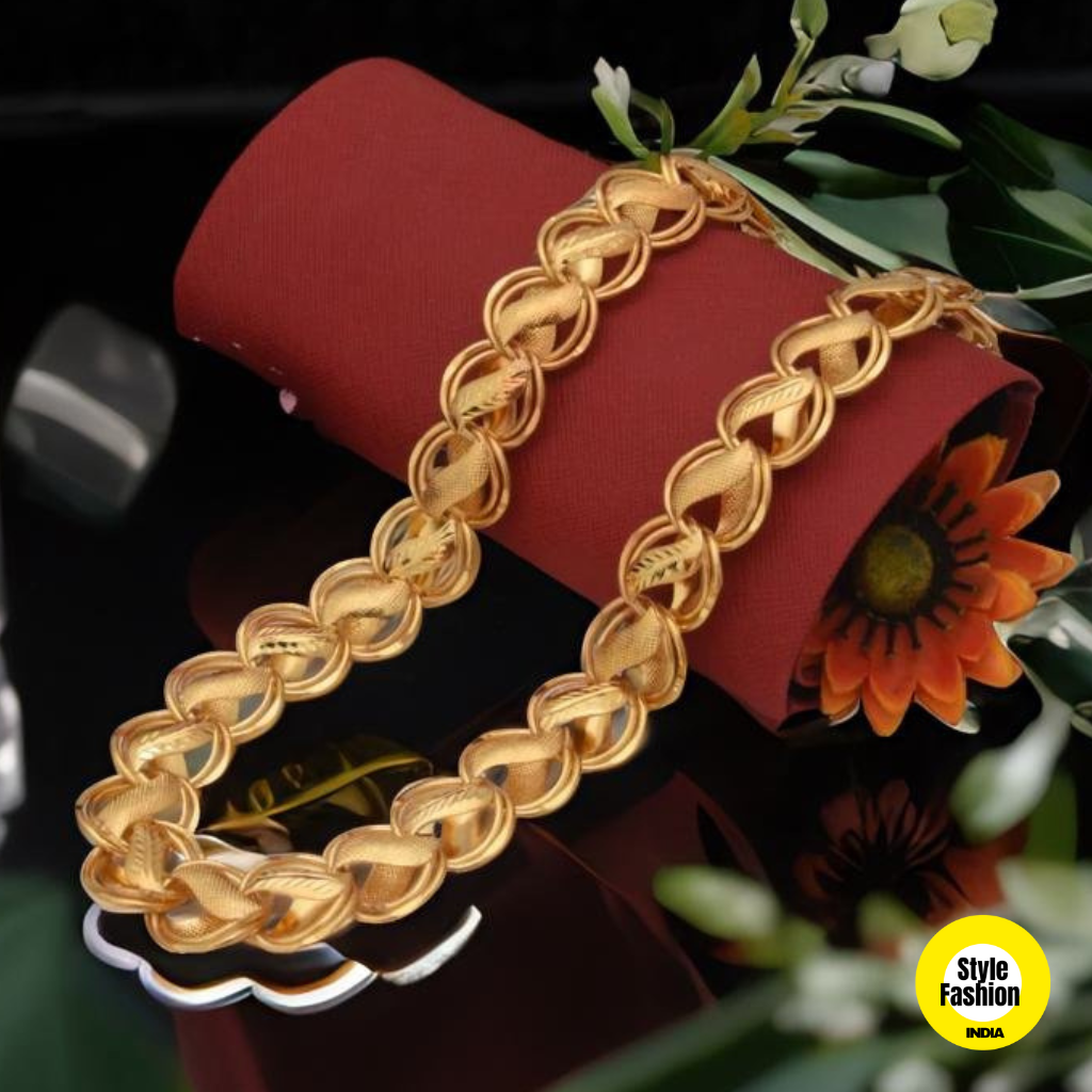 Pokal Big Kohli High Quality Gold Plated Finely Detailed Design Chain for Men