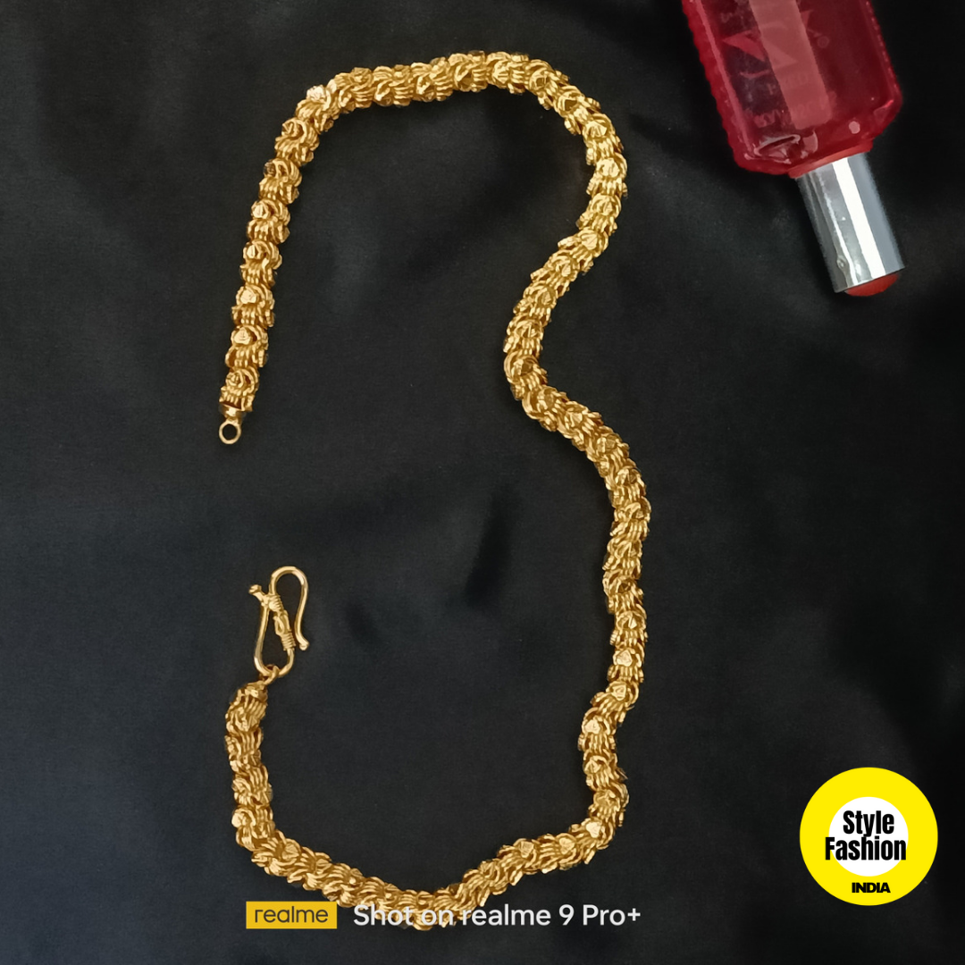 New Mini Rounds with Gold Plated Chain For Men