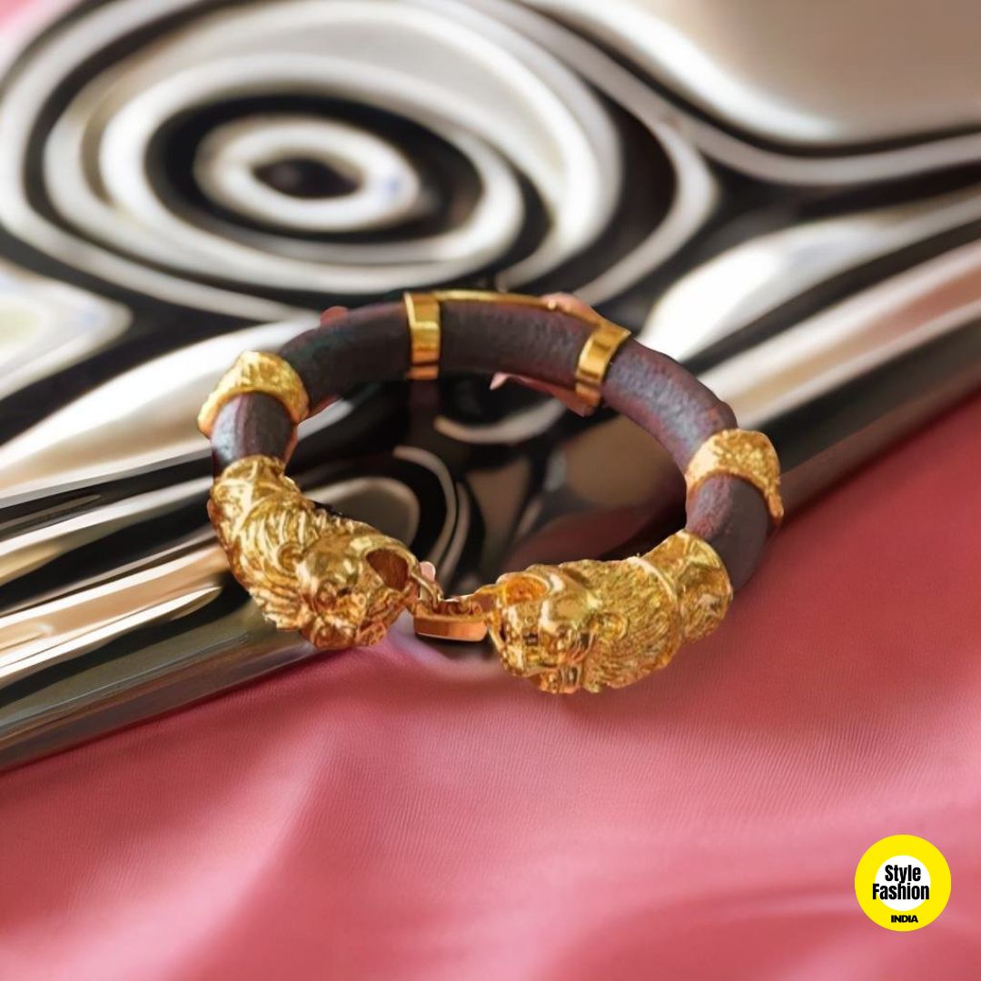 Jay Mataji Brown High Quality Gold Plated Genda Kada