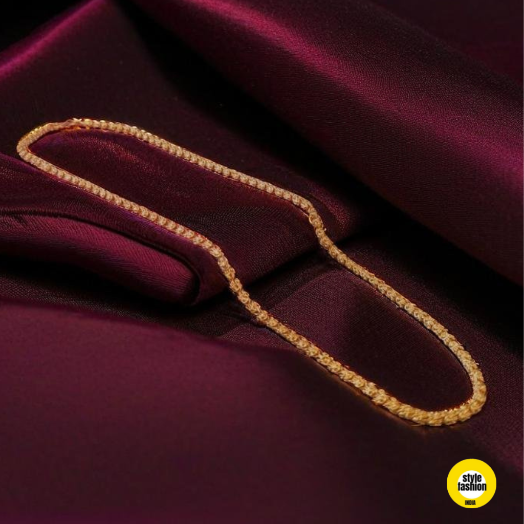 New Exclusive Round Design Gold Plated Mala For Men