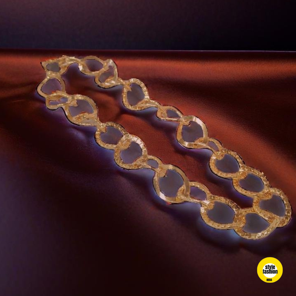Curb Design Trending In London High Quality Gold Plated Chain For Men