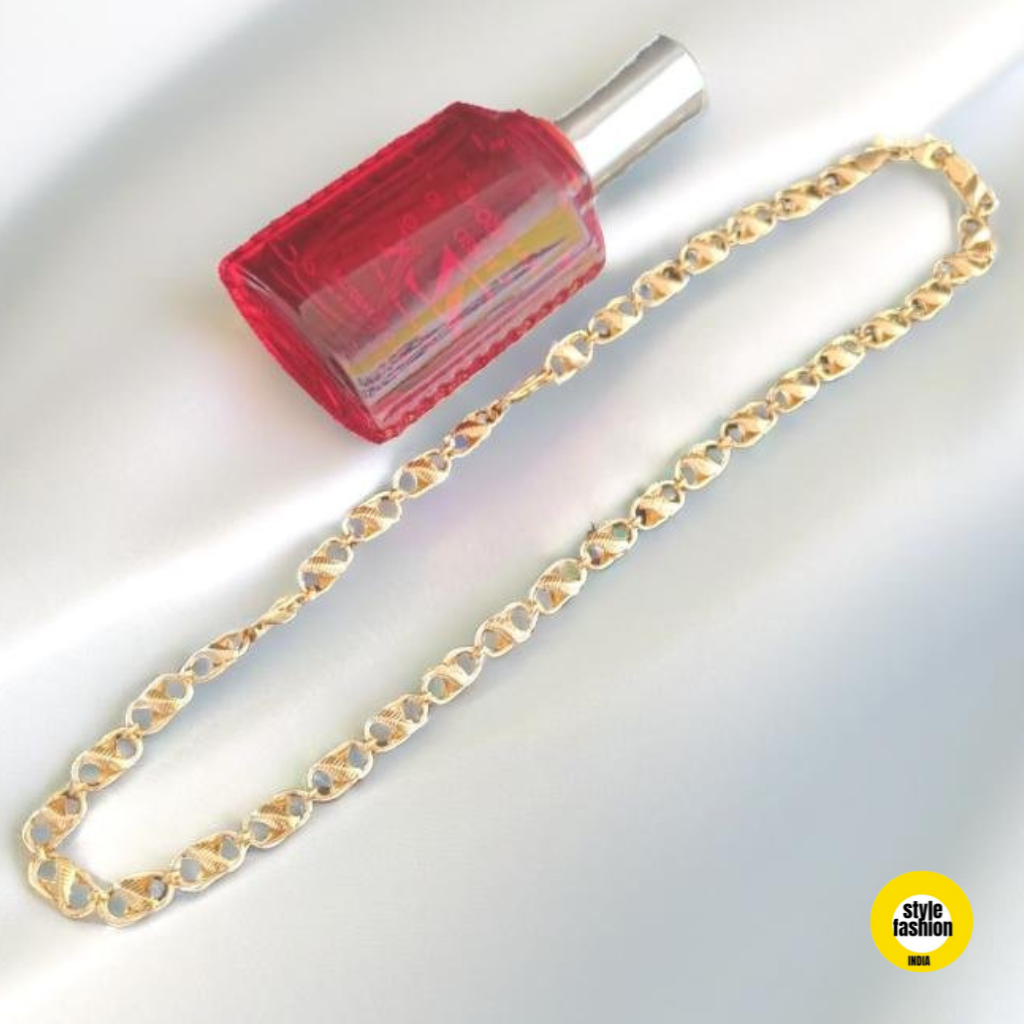 Clip on Clip With Unique Designer High Quality Gold Plated Chain For Men