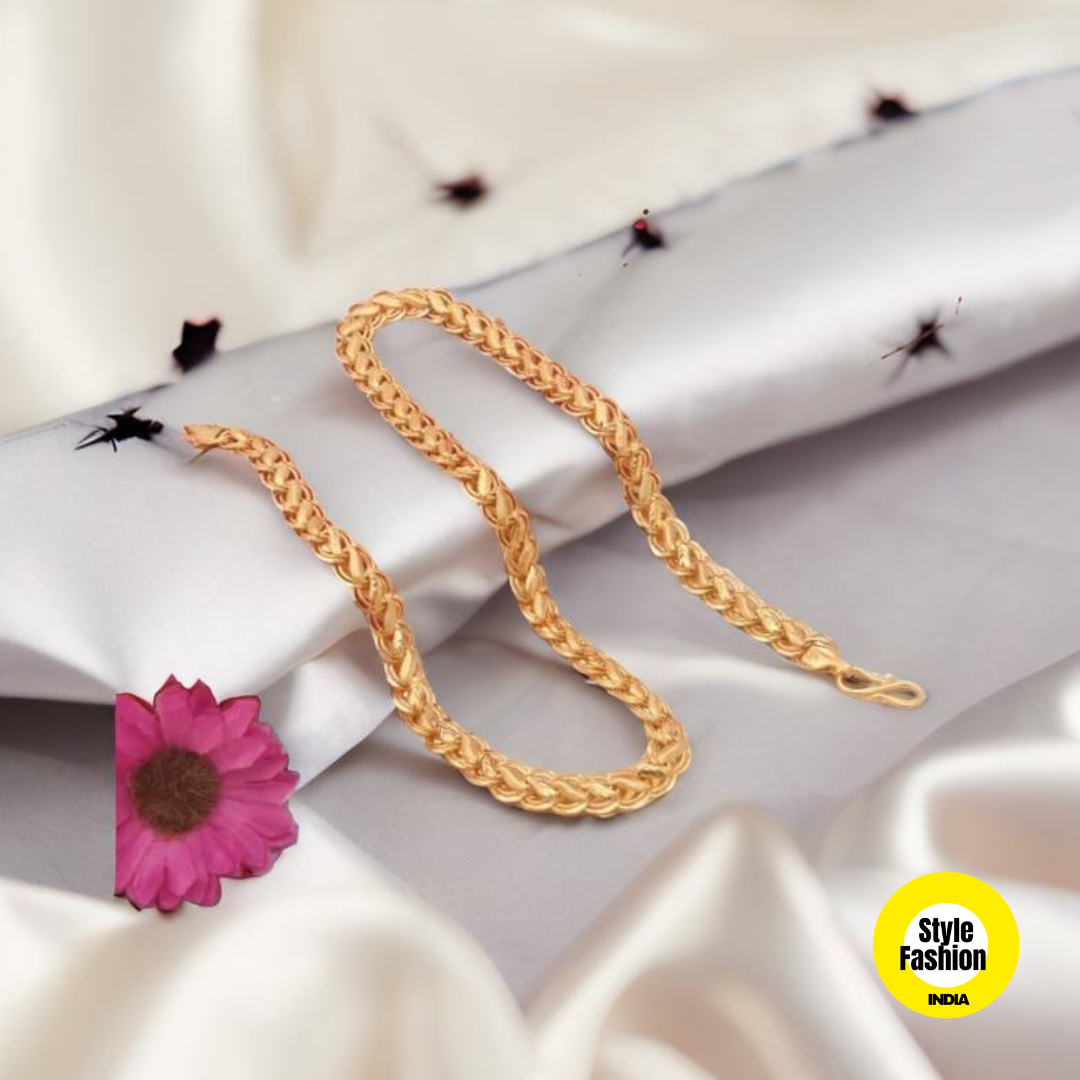 Kohli Design Shining with Best Gold Plated Finishing Chain For Men