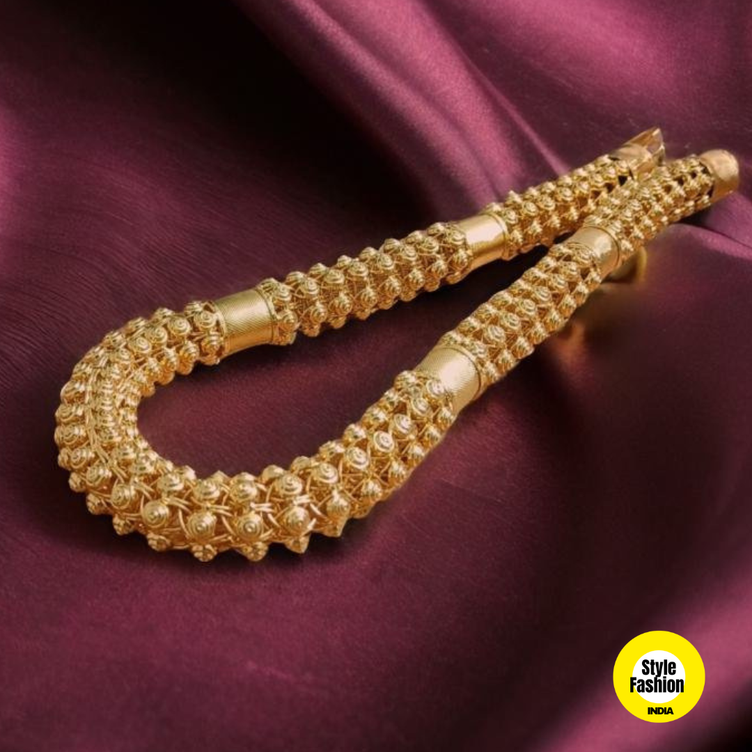 Royal Full Thick Pipe With Ring on Ring Premium Quality Gold Plated Chain For Men