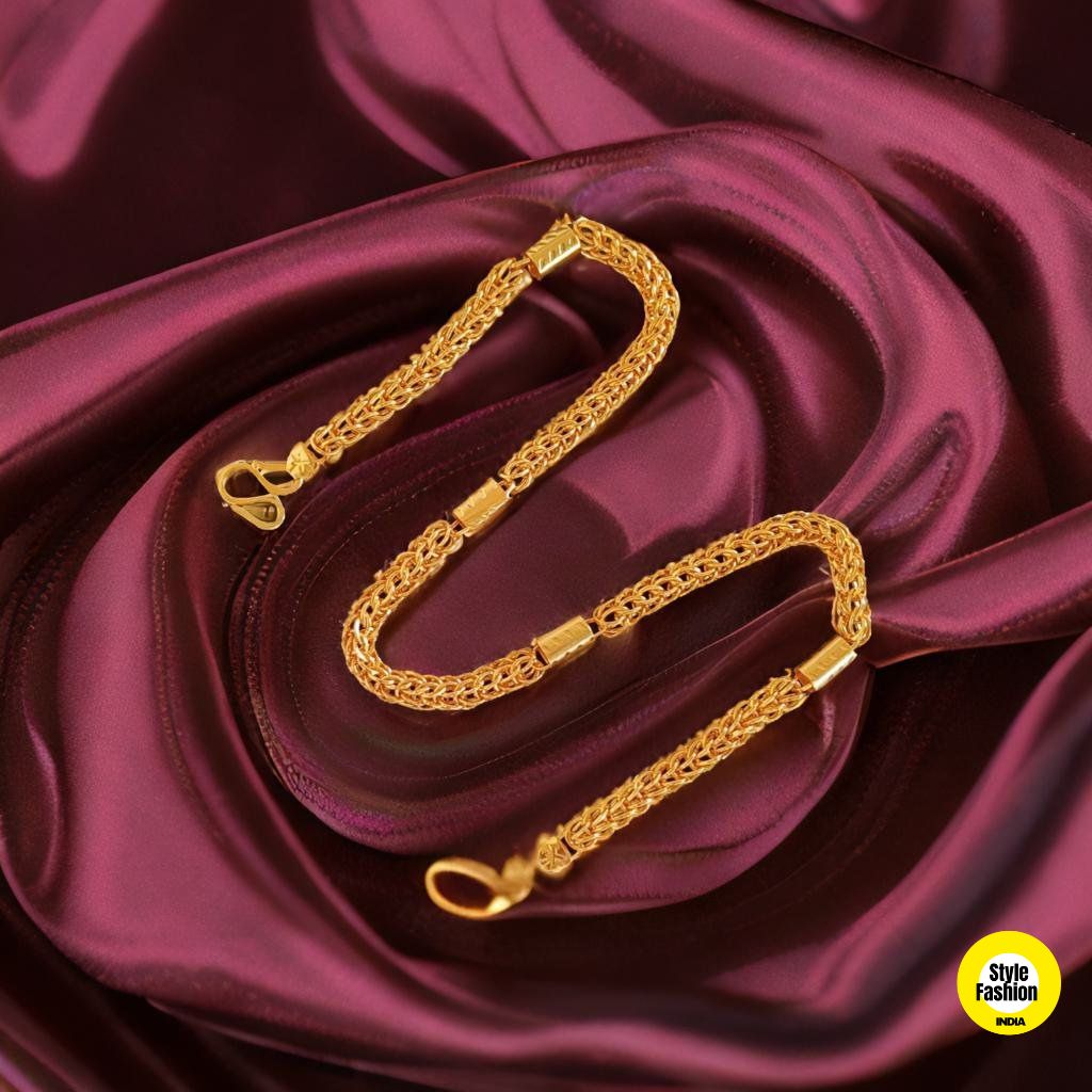 Charms with Ring Design Handmade Genrman Gold forming Chain for Men