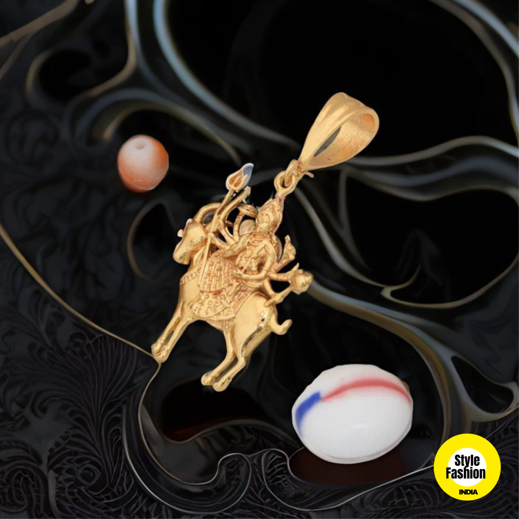 Meldi Maa Super Gold Plated Pendant For Men