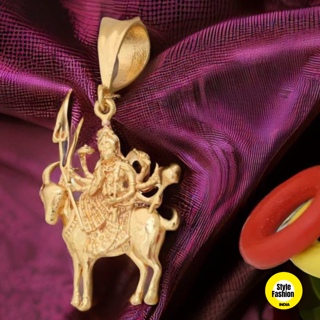 Meldi Maa Super Gold Plated Pendant For Men