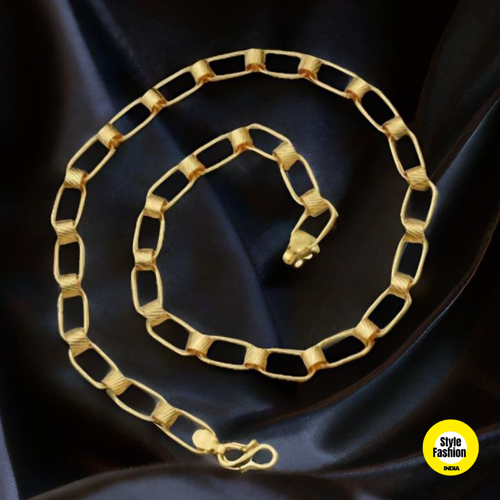 Link Premium-Looking Design High-Quality Gold Plated Chain For Men