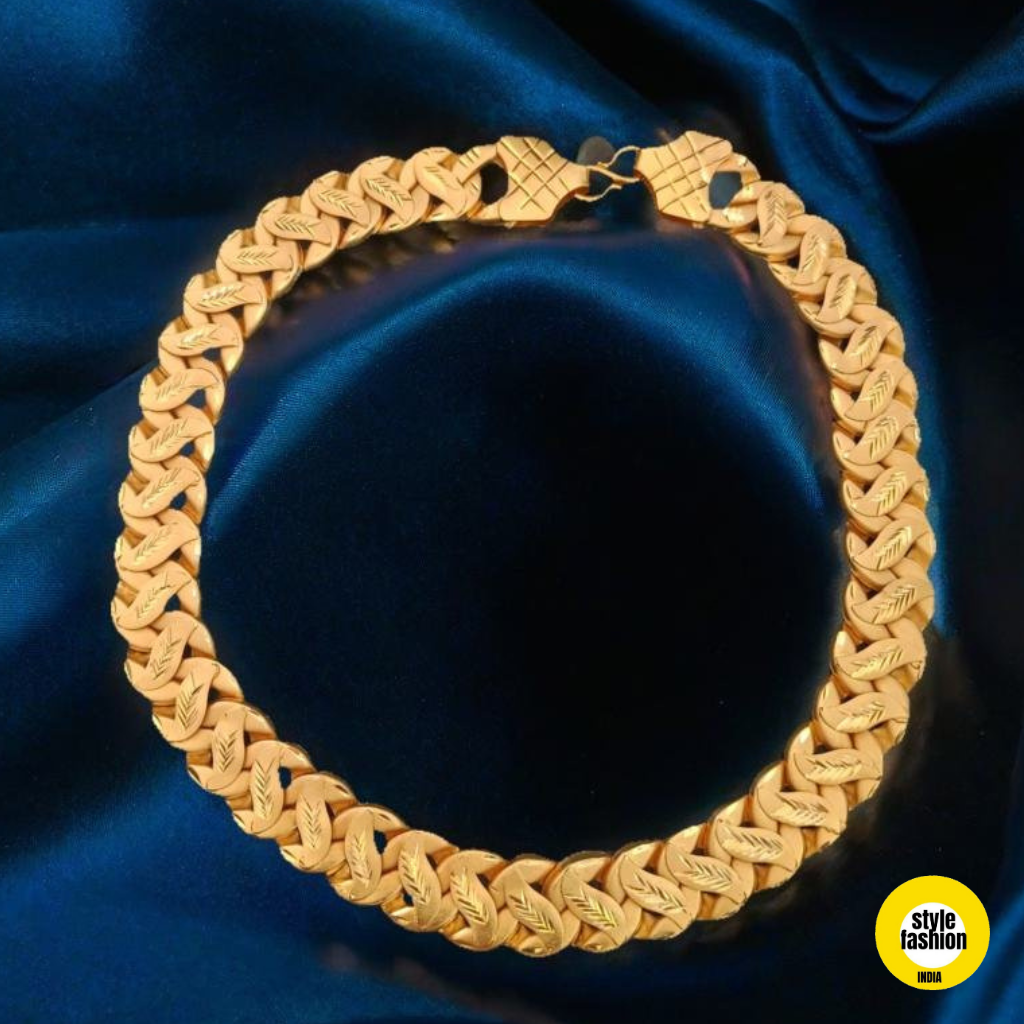 Combo of 6 Line Pokal High Quality Bracelet With Unique Design Pokal Wth leaf Chain for Men