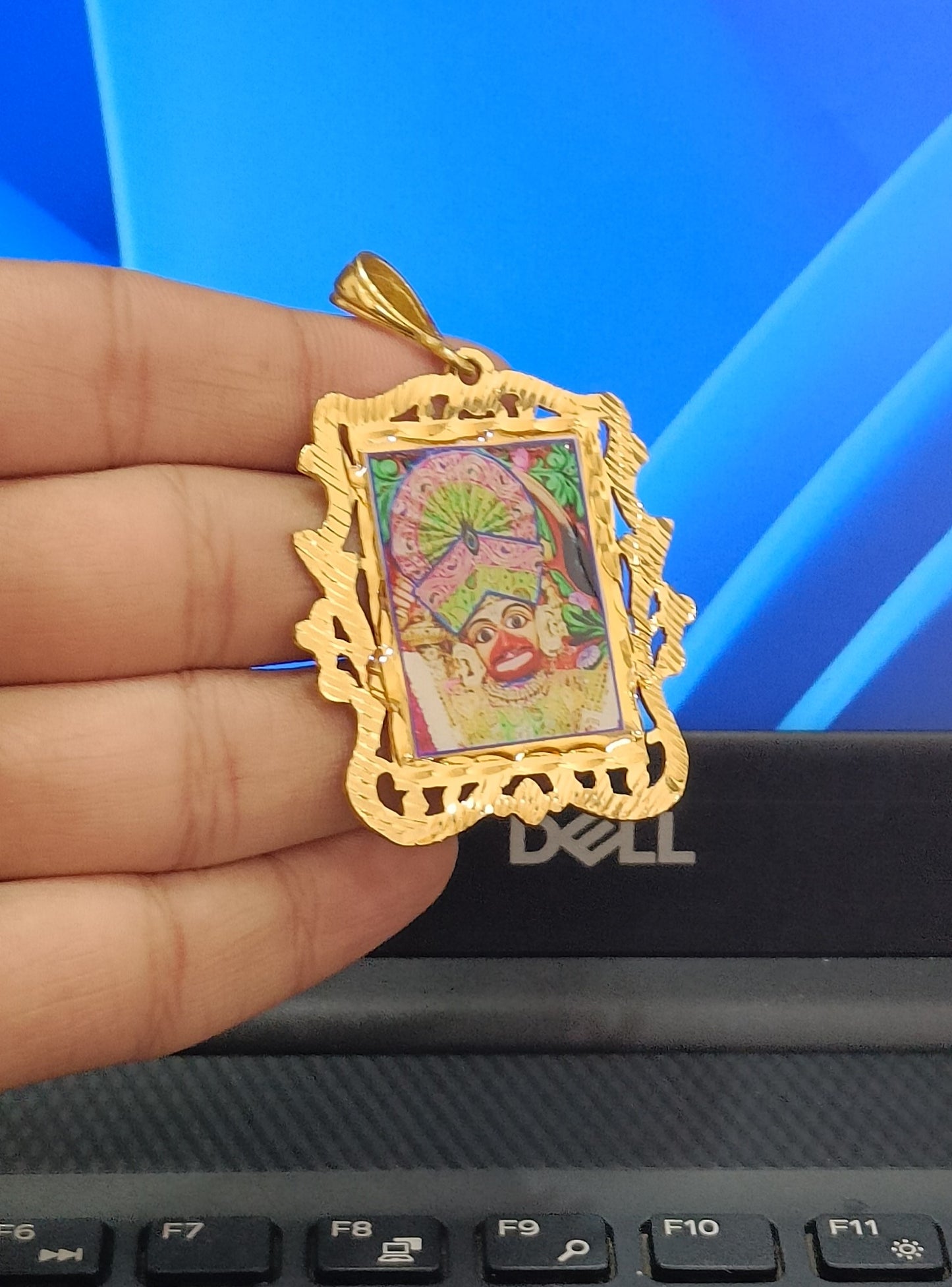 Hanuman Balaji High Quality Gold Plated small Pendant for men