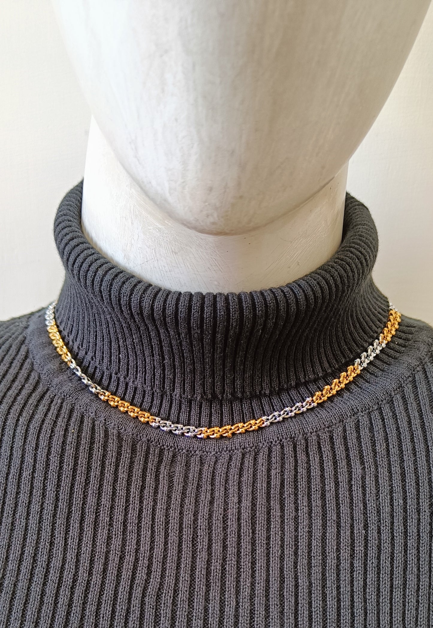 High Quality Silver-Gold Plated Chain for Men