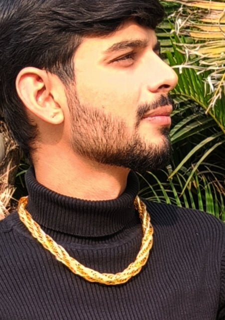 1 Gram Gold Forming Bahubali Cool Design Chain For Men