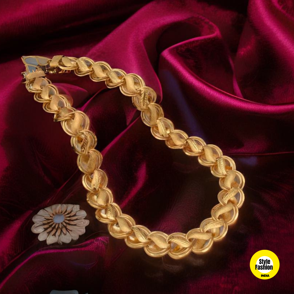 Pokal Big Kohli High Quality Gold Plated Finely Detailed Design Chain for Men