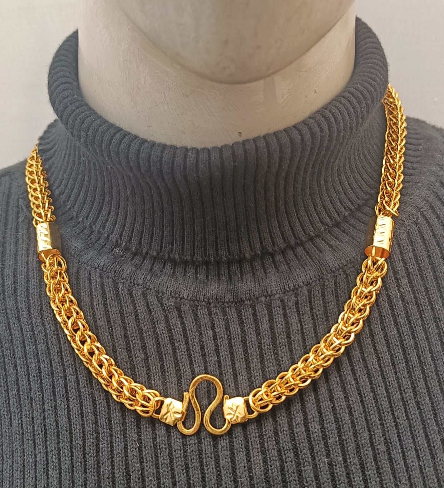 Nawabi German Gold Plated Chain For Men