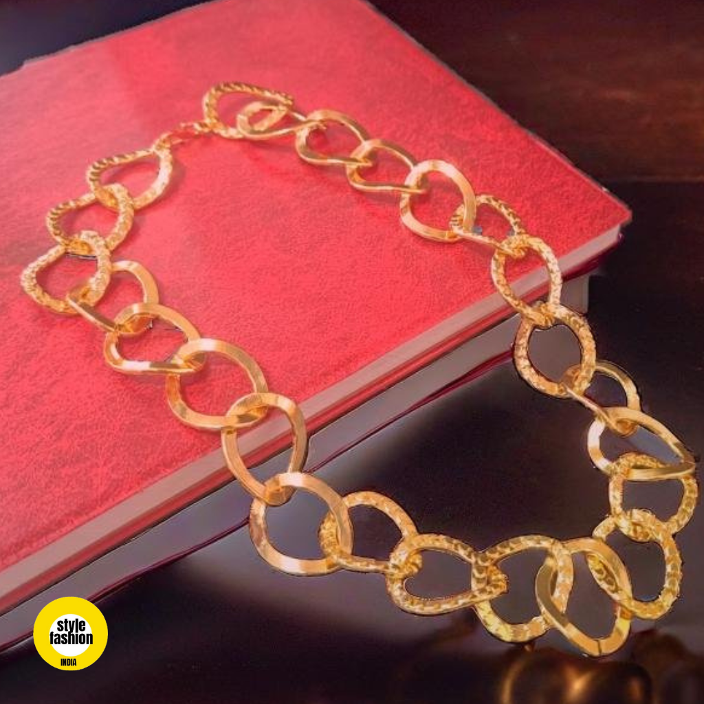 Curb Design Trending In London High Quality Gold Plated Chain For Men