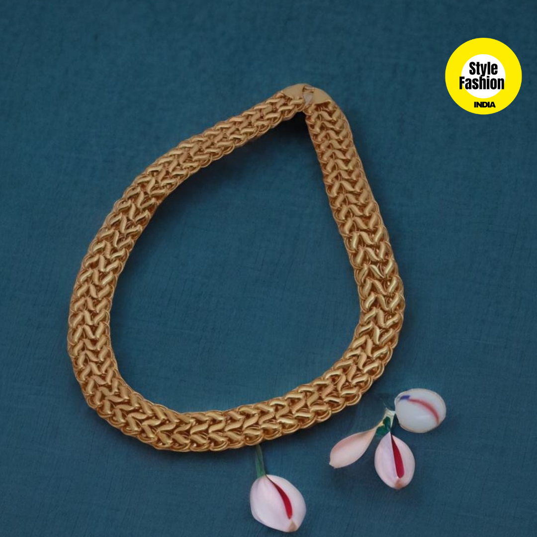 2 Line Kohli Casual Design High Quality Gold Plated Chain For Men
