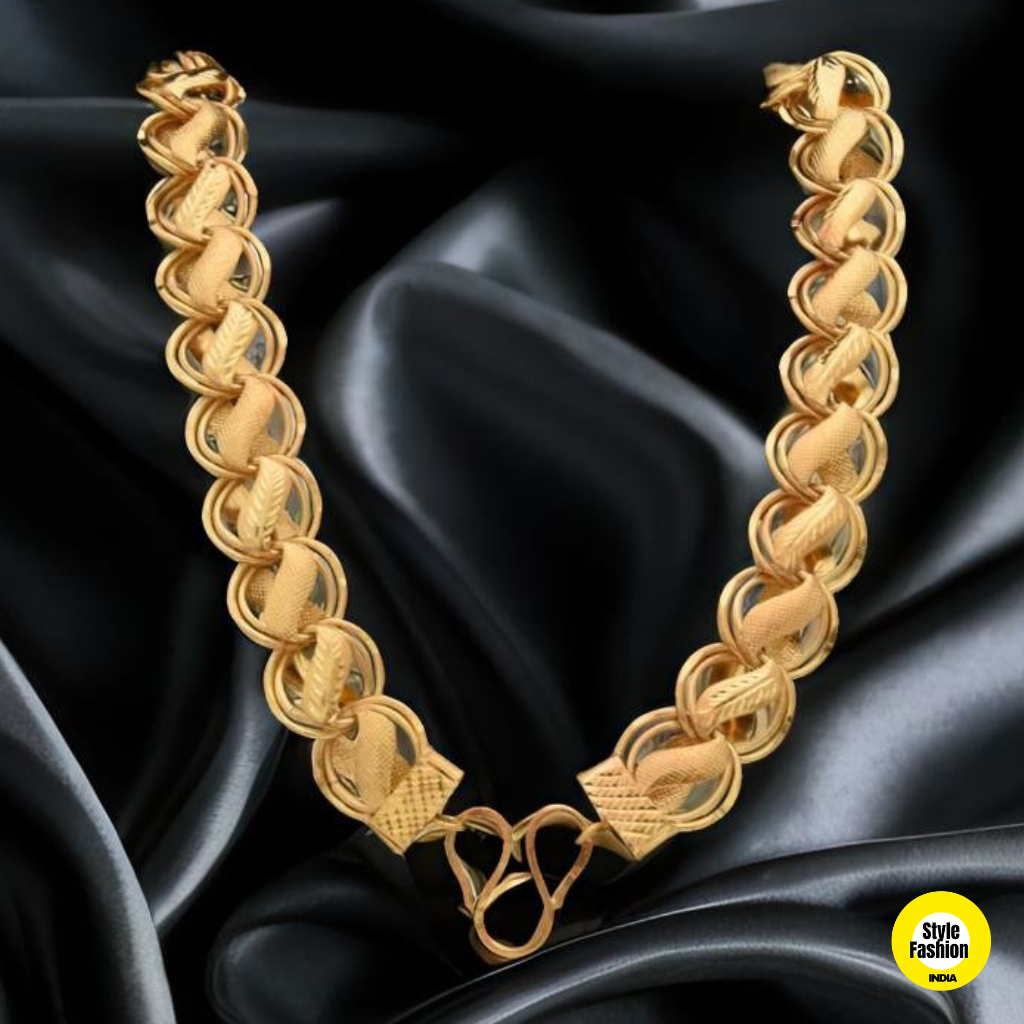 Pokal Big Kohli High Quality Gold Plated Finely Detailed Design Chain for Men