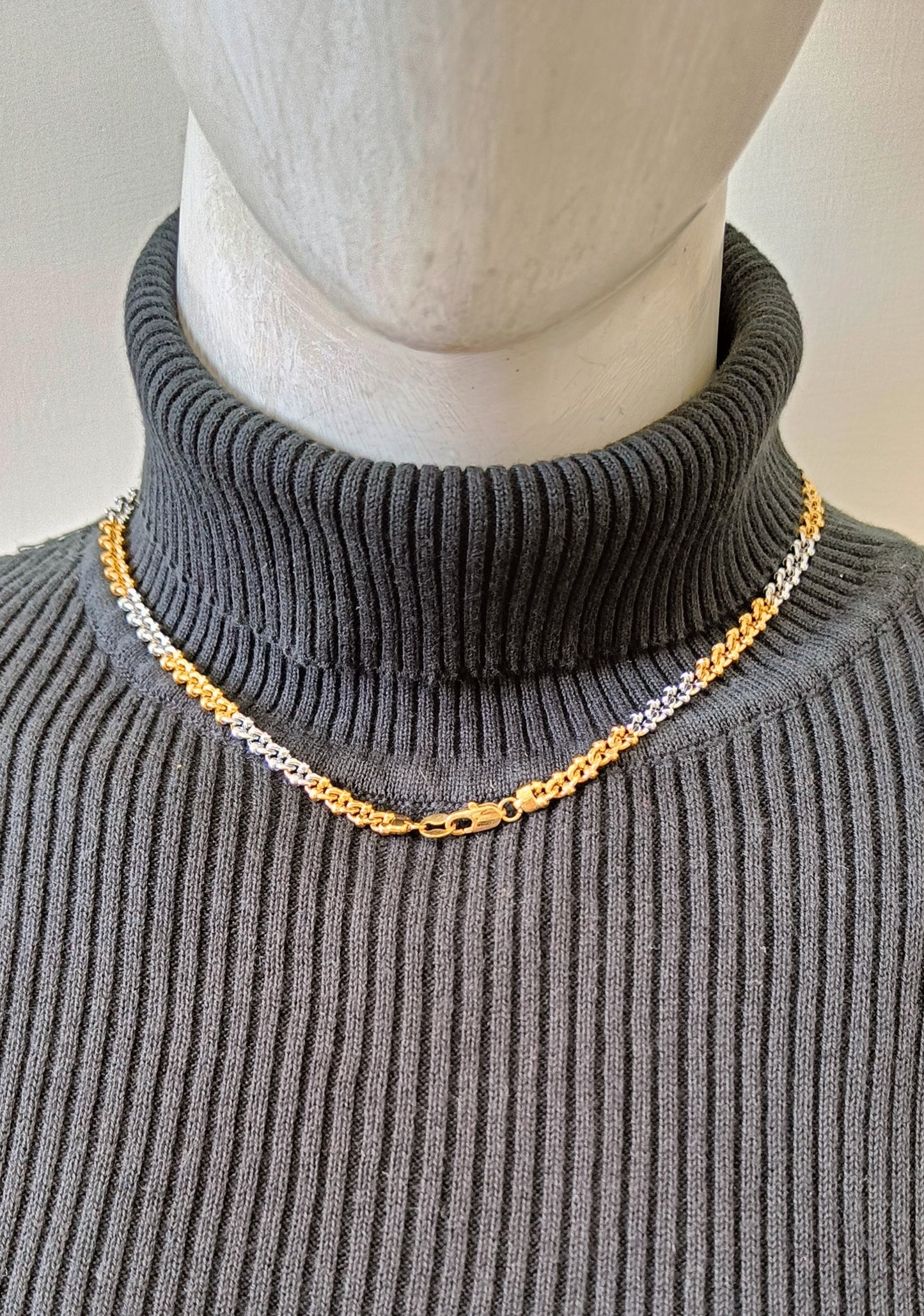 High Quality Silver-Gold Plated Chain for Men
