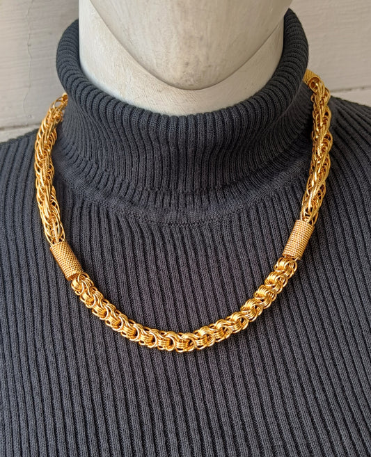 1 Gram Gold Forming Royal Pipe Unique Design Chain