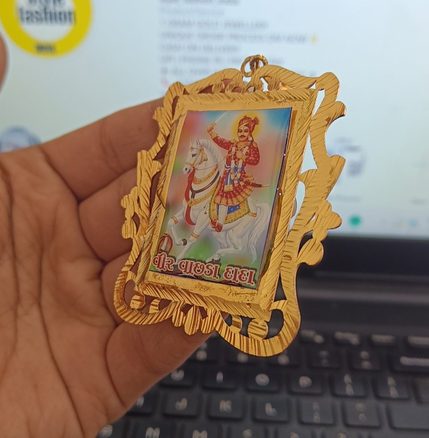 Vaachhra Dada Medium High Quality Gold Plated Pendant